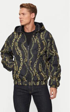Versace Jeans Couture Daunenjacke 77GAUD17 Schwarz Regular Fit