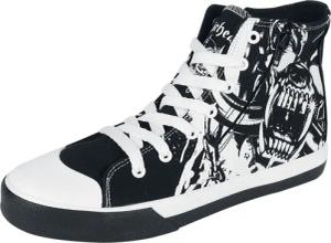 Motörhead Sneaker high - EMP Signature Collection - EU37 bis EU46 - Größe EU40 - schwarz/weiß - EMP exklusives Merchandise!