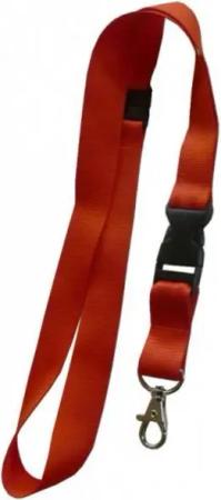Kranholdt Schlüsselanhänger Umhängeband, aus Polyester, Sicherheitsbruchstelle (10-tlg), mit drehbarem Karabinerhaken und Steckschnalle