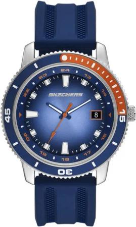 Skechers Quarzuhr LACHMAN SR5235, Armbanduhr, Herrenuhr, Silikonarmband, analog, Tag