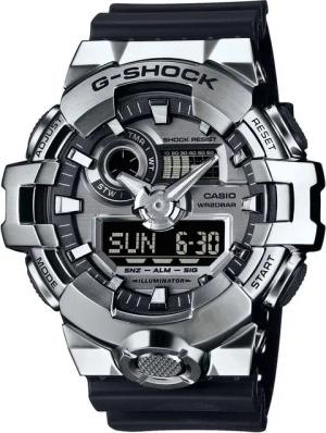 CASIO G-SHOCK Chronograph GM-700-1AER, Quarzuhr, Armbanduhr, Herrenuhr, bis 20bar wasserdicht, Resinarmband
