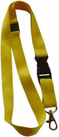 Kranholdt Schlüsselanhänger Umhängeband, aus Polyester, Sicherheitsbruchstelle (10-tlg), mit drehbarem Karabinerhaken und Steckschnalle