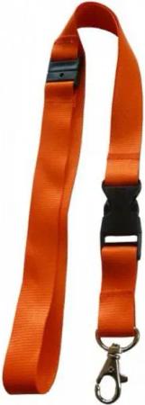 Kranholdt Schlüsselanhänger Umhängeband, aus Polyester, Sicherheitsbruchstelle (10-tlg), mit drehbarem Karabinerhaken und Steckschnalle