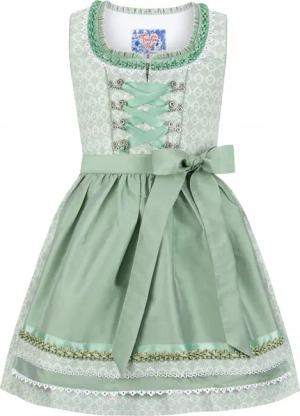 Kinderdirndl Babsi (salbei, Gr. 86-92) von Stockerpoint Trachten Madl für Unisex, 100% Baumwolle