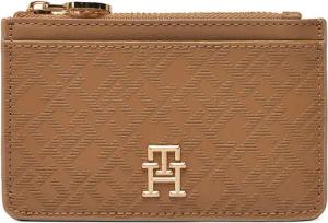 Tommy Hilfiger Kreditkartenetui Th Distinct Long Cc Holder Mono AW0AW17401 Braun