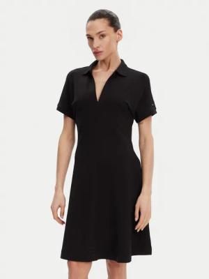 Tommy Hilfiger Kleid für den Alltag WW0WW44513 Schwarz Regular Fit