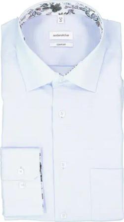 Seidensticker Herren Hemd blau Comfort Fit
