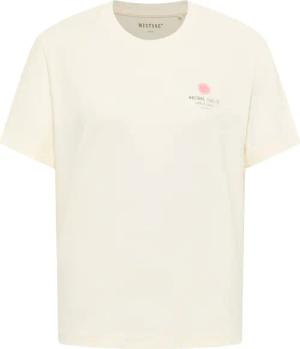 Mustang Damen T-Shirt Style Floris offwhite