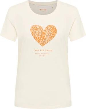 Mustang Damen T-Shirt Style Alma offwhite