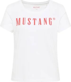 Mustang Damen T-Shirt T-Shirt weiß