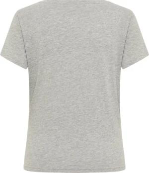 Mustang Damen T-Shirt T-Shirt grau meliert