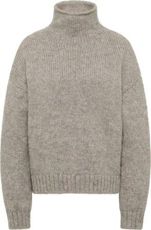 Mustang Damen Langarmpullover Style Iva grau meliert