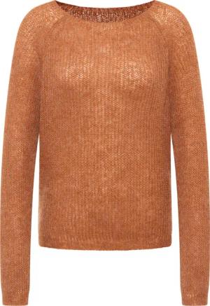 Mustang Damen Langarmpullover Style May braun