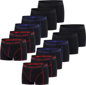 Jack & Jones Boxershorts Herren 12er Pack JACJEANS TRUNKS