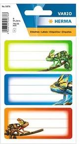 HERMA Schuletiketten 5876 Gecko, 9 Etiketten