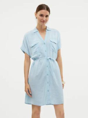 Vero Moda Sommerkleid Linn 10323027 Himmelblau Relaxed Fit