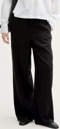 TOM TAILOR Denim Stoffhose Wide Leg Paperpag Hose