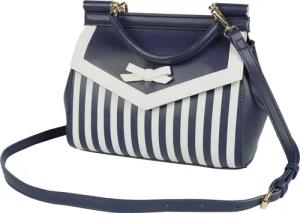 Banned Retro Handtasche - Ravello - für Damen - blau/weiß