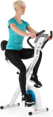 Capital Sports Heimtrainer Azura Air Heimtrainer (Tablet-Halterung , pullsmesser,Trainingscomputer mit LCD-Display), Standfahrrad Heimtrainer Hometrainer Fahrrad klappbar Cardio Fitness