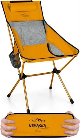normani Campingstuhl Campingstuhl Nemaska, Ultraleichter XXL Outdoorstuhl Klappstuhl - Belastbarkeit: 150 kg