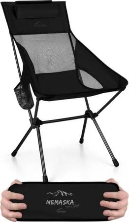 normani Campingstuhl Campingstuhl Nemaska, Ultraleichter XXL Outdoorstuhl Klappstuhl - Belastbarkeit: 150 kg