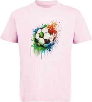 MyDesign24 T-Shirt Kinder Fussball Print Shirt Bedrucktes Fussball T-Shirt i475