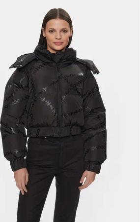 Versace Jeans Couture Daunenjacke 75HAU402 Schwarz Regular Fit