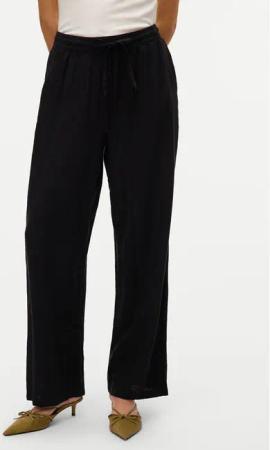 Vero Moda Stoffhose Linn 10305091 Schwarz Loose Fit