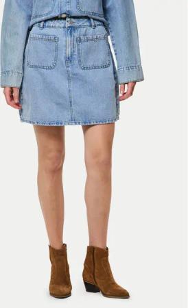 Pieces Jeansrock Sky 17155880 Blau Regular Fit