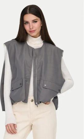 ONLY Bodywarmer Mary 15338137 Grau Loose Fit