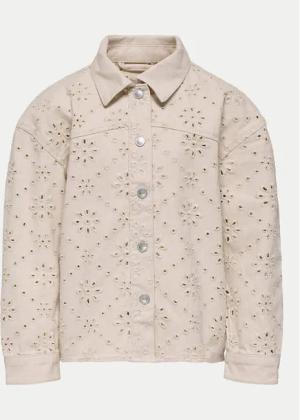 Kids ONLY Jeansjacke Elsa 15341154 Beige Regular Fit