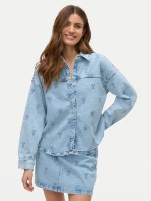 Vero Moda Jeanshemd Hayden 10326371 Blau Oversize
