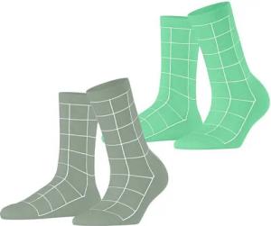 Esprit Socken Sketched Grid 2-Pack (2-Paar)