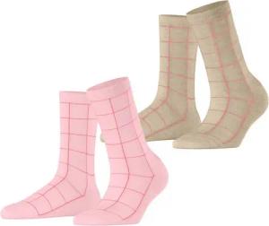 Esprit Socken Sketched Grid 2-Pack (2-Paar)
