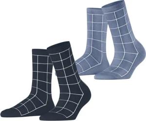 Esprit Socken Sketched Grid 2-Pack (2-Paar)