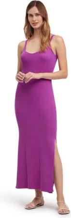 FALKE Strickkleid (1-tlg) Geripptes Kleid mit Lurexfaden