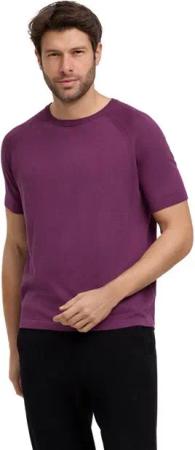 FALKE T-Shirt (1-tlg) aus hochwertigster Seide-Baumwolle
