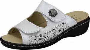 Belvida Clogs Pantoletten white-perlato-white 10.300.0-003