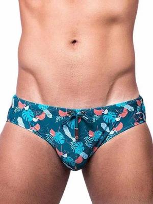 2eros Badehose 2Eros Print Swimwear Brief Monstera