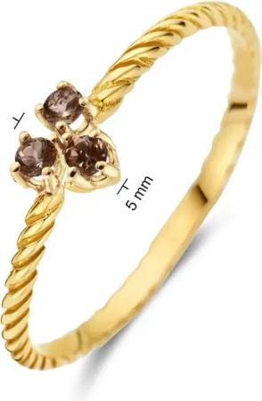 Jackie Gold Ring - Ring - Gr. 56 - in Gold - für Damen
