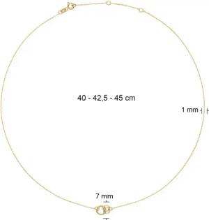 Jackie Gold Halskette - Castello 585 Gold Kette - Gr. unisize - in Gold - für Damen