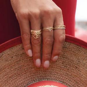 Jackie Gold Ring - Tintoretto 585 Gold Ring - Gr. 54 - in Gold - für Damen