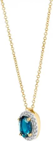 Blush Halskette - Natural Diamonds 585 Gold Kette - Gr. unisize - in Gold - für Damen