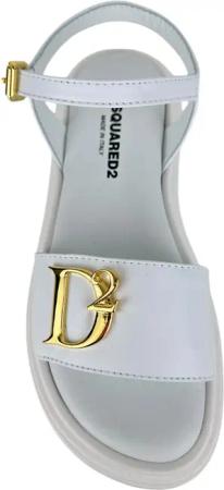 Dsquared2 Sandalen - Dames Sandaal - Gr. 39 (EU) - in Weiß - für Damen