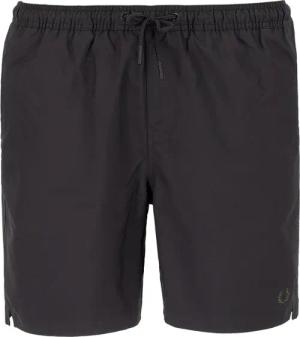 Fred Perry Herren Badeshorts schwarz unifarben