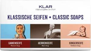 Klar Seife Seifen-Set Set - Klassische Seifen 3x100g