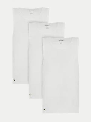 Lacoste 3er-Set Tank-Tops TH9009 Weiß Regular Fit