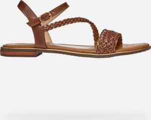 GEOX Schuhe Sozy Plus Dame Tabak/hellgold