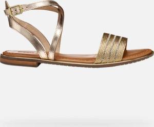 GEOX Schuhe Sozy Plus Dame Dunkelgold/hellgold
