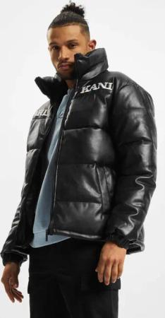 Karl Kani Retro Fake Leather Puffer Jacket